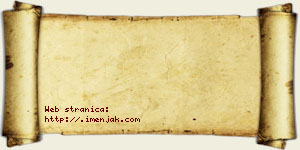 Kristina Vlahović vizit kartica